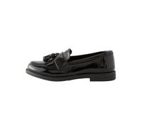 NEXT Fille Mocassins d'école en Cuir à Glands - Pointure étroite (E)