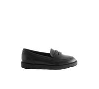 NEXT Fille Mocassins d'école en Cuir Black Matt 33
