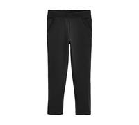 NEXT Fille Pantalon d’école Extensible à Enfiler en Coton Majoritaire Noir 6 Ans