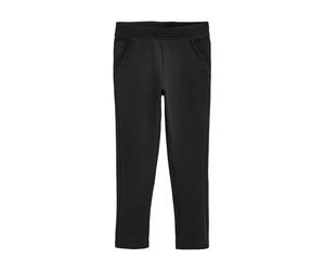 NEXT Fille Pantalon d’école Extensible à Enfiler en Coton Majoritaire | Se préparer pour partir à l'école n'a jamais été aussi facile, Jersey stretch, Taille élastiquée, Fausses poches