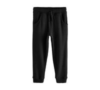 NEXT Fille Pantalon de Jogging doublé de Polaire Noir 4 Ans