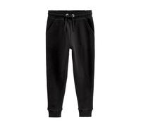 NEXT Fille Pantalon de Jogging Regular en Jersey Doux Noir 7 Ans