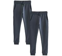 NEXT Fille Pantalon de Jogging Skinny, Lot de 2 Bleu Marine 4 Ans