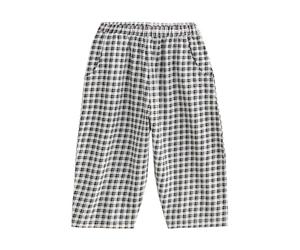 NEXT Fille Pantalon Large texturé Black/White Gingham 12 Mois-18 Mois