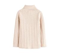 NEXT Fille Pull col roulé Oatmeal 6 Ans-7 Ans