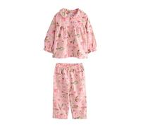 NEXT Fille Pyjama boutonné tissé Pink Mouse Print 2 Ans