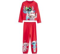 NEXT Fille Pyjama de Noël Lilo et Stitch Rouge 6 Ans