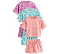 NEXT Fille Pyjama, Lot de 3 Purple/Orange 10 Ans