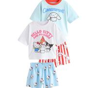 NEXT Fille Pyjama Short Hello Kitty, Lot de 2 Bleu 9 Ans