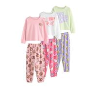 NEXT Fille Pyjamas Joggings, Lot de 3 Avocado Slogan Print 10 Ans