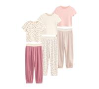 NEXT Fille Pyjamas Joggings, Lot de 3 Pink Ditsy Floral 13 Ans