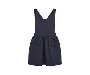 NEXT Fille Robe Chasuble d’école avec Pochette et nœud Bleu Marine 9 Ans