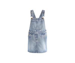 NEXT Fille Robe Chasuble en Jean Bleu 6 Ans