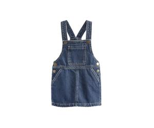 NEXT Fille Robe Chasuble en Jean Bleu Indigo 4 Ans-5 Ans