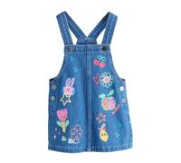 NEXT Fille Robe Chasuble en Jean Mid Blue Character 6 Mois-9 Mois