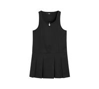 NEXT Fille Robe Chasuble Regular pour l’école zippée sur Le Devant Noir 6 Ans