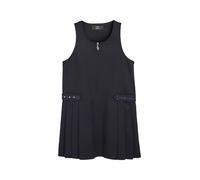 NEXT Fille Robe d’école Chasuble brodée zippée sur Le Devant Bleu Marine 11 Ans