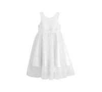 NEXT Fille Robe de Demoiselle d'honneur avec nœud Blanc 9 Ans