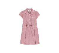 NEXT Fille Robe d'école avec Ceinture et Chouchou | Coupe standard, Fermeture boutonnée, 100 % coton