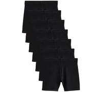 NEXT Fille Short Cycliste Stretch, Lot de 7 Noir 8 Ans
