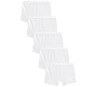 NEXT Fille Shorty, Lot de 5 | Slips courts taille haute en coton extensible, lot de 5