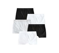 NEXT Fille Shorty, Lot de 5 | Slips courts taille haute en coton extensible, lot de 5