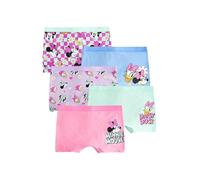 NEXT Fille Shorty Minnie Mouse, Lot de 5 | Coupe standard, Taille mi-haute
