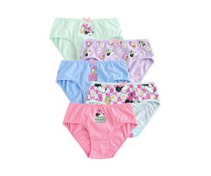 NEXT Fille Slip Minnie Mouse, Lot de 5 Rose 5 Ans-6 Ans