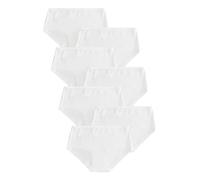 NEXT Fille Slip Taille Basse, Lot de 7 Blanc 9 Ans-10 Ans