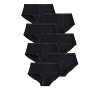 NEXT Fille Slip Taille Basse, Lot de 7 Noir 2 Ans-3 Ans