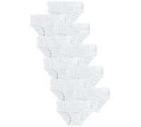 NEXT Fille Slips, Lot de 10 | Riche en coton, Gousset double épaisseur, Élasticité supplémentaire pour plus de confort