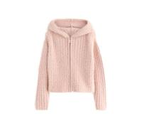 NEXT Fille Sweat à Capuche Duveteux zippé Rose 4 Ans