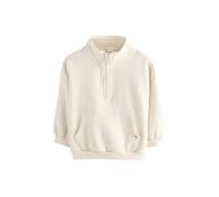NEXT Fille Sweat à col zippé Oatmeal 3 Ans