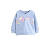 NEXT Fille Sweat Ras du Cou Peppa Pig et Evie Pig Bleu 4 Ans