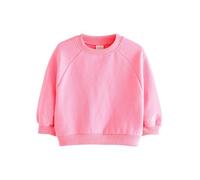 NEXT Fille Sweat-Shirt avec col Ras du Cou Bright Pink 5 Ans-6 Ans