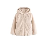 NEXT Fille Veste à capuche zippée en molleton Naturel 6 Ans