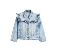 NEXT Fille Veste en Jean à Volants Bleu Moyen 18 Mois-24 Mois