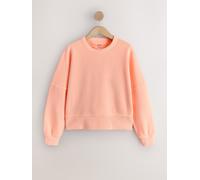 Next Fluro Orange Crew Neck Washed Sweatshirt