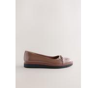 Next Forever Comfort Chaussures plates à naud à semelle épaisse Marron taupe EU 41 (UK 7)
