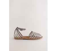 Next Forever Comfort Chaussures plates Hurache Effet métallisé EU 39 (UK 6)