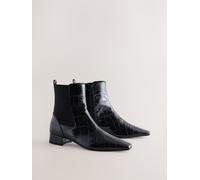 next Forever Comfort Chisel Toe Ankle Chelsea Boots Noir EU 37 (UK 4)