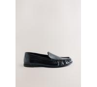next Forever Comfort Leather Round Toe Loafers Noir EU 41 (UK 7)