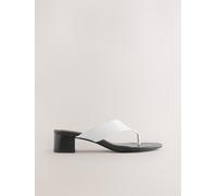 next Forever Comfort Leather Toe Post Block talons pâle EU 43 (UK 9)