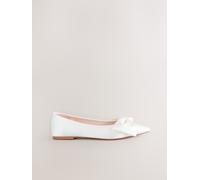Next Forever Comfort Mariage Point Toe Naud Mariage Ballet Chaussures ivoire EU 38 (UK 5)