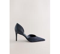 Next Forever Comfort Suede Two Part Point Toe Heels Rose EU 39 (UK 6)