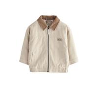 NEXT Garçon Blouson aviateur en toile avec col en velours côtelé Cream/Brown 5 Ans-6 Ans