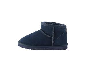 NEXT Garçon Bottines Style Chaussons Chaudes en Daim doublé Bleu Marine 37