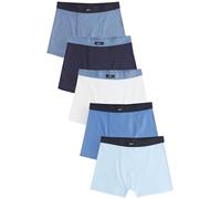 NEXT Garçon Boxer Doux à Taille Contrastante, Lot de 5 Bleu 2 Ans-3 Ans