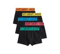 NEXT Garçon Boxer, Lot de 5 Black with Varsity Waistband 5 Ans-6 Ans