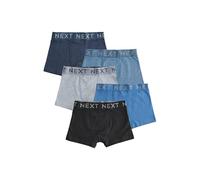 NEXT Garçon Boxer, Lot de 5 Bleu/Gris 15 Ans